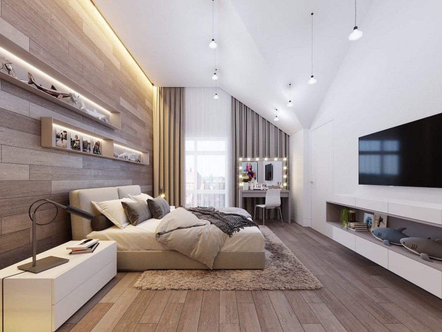 Современный интерьер таунхауса