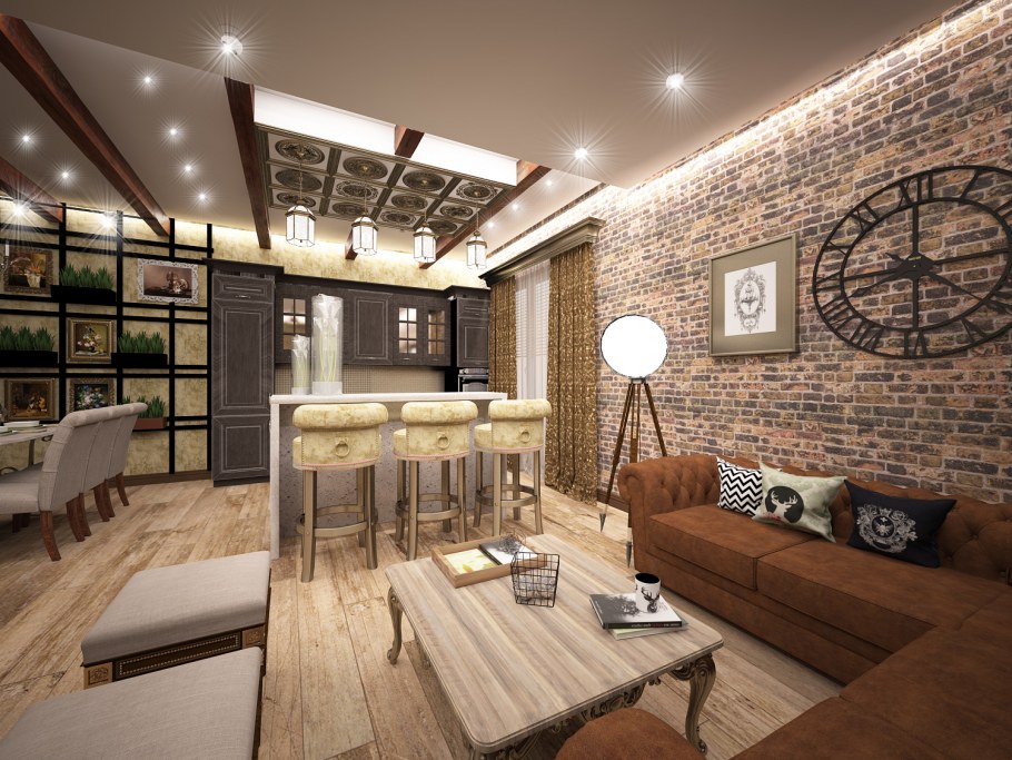 Интерьер таунхауса