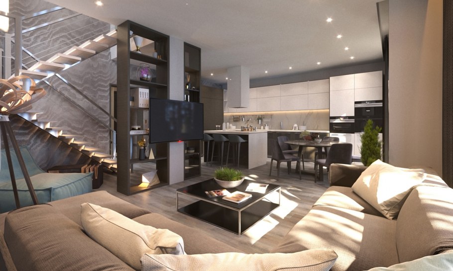 Интерьер таунхауса