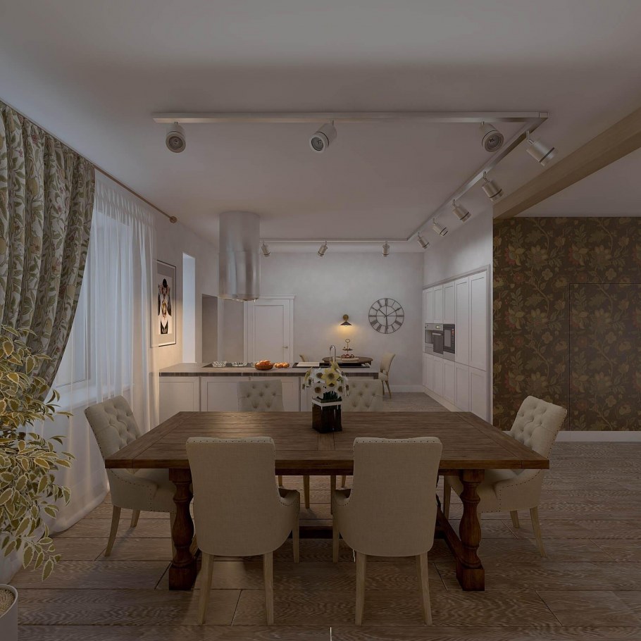 Современный интерьер таунхауса