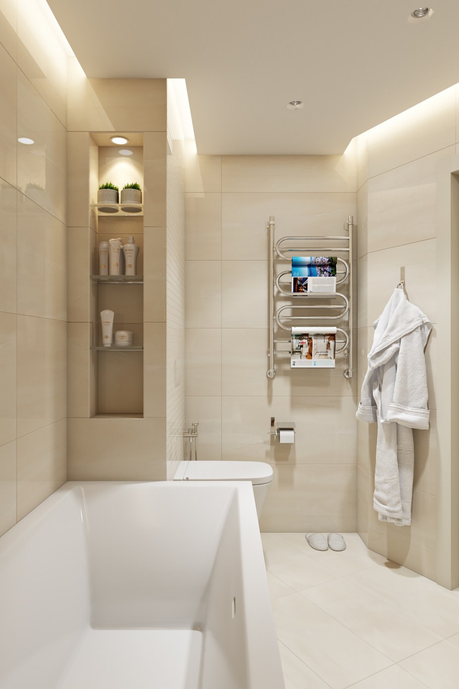 Ванная комната с душевой кабиной кабанчиком