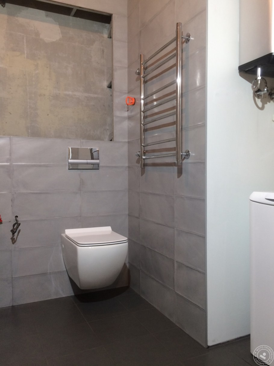 Инсталляция с водонагревателем