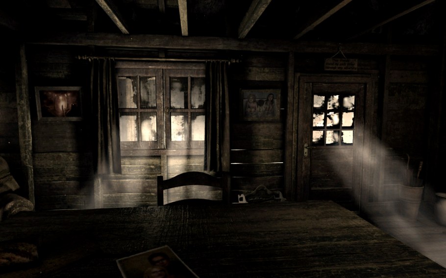 Страшный темный дом внутри