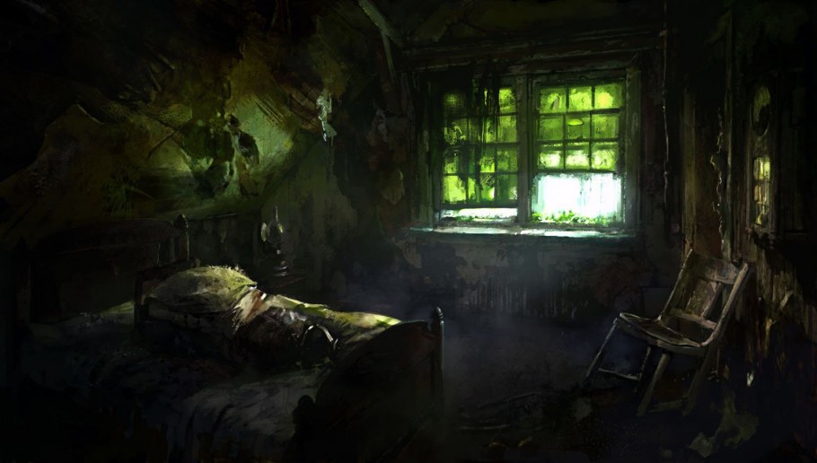 Мрачный концепт арт the Evil within.