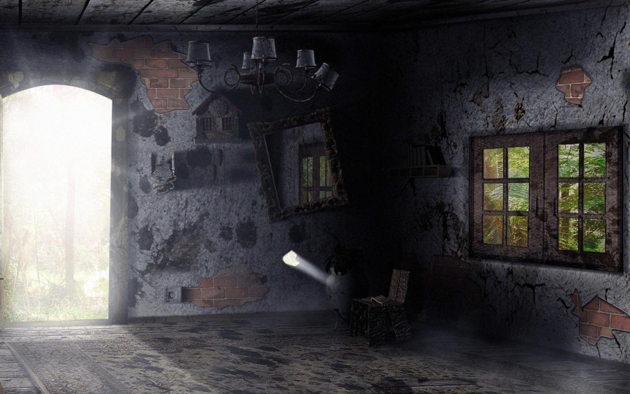 Мрачная заброшенная комната