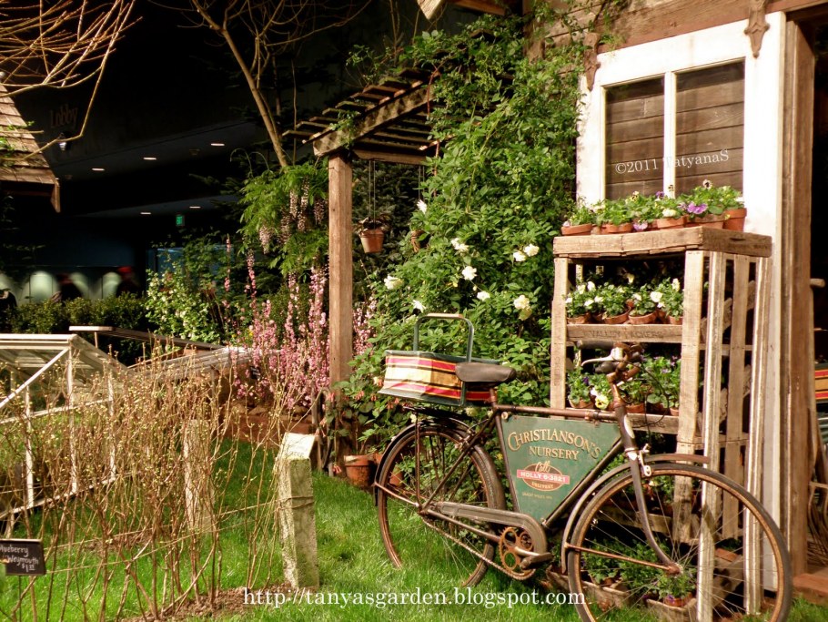 Сад в стиле ретро