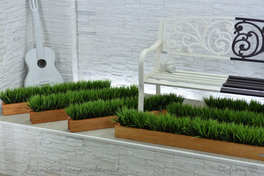 Искусственная трава на подоконник