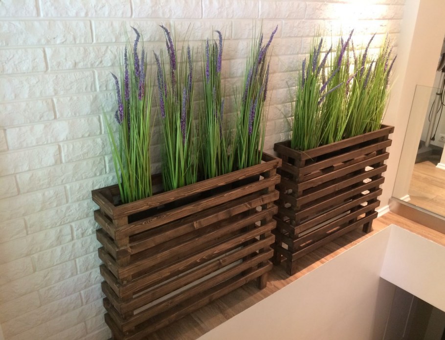 Горшки для цветов из дерева