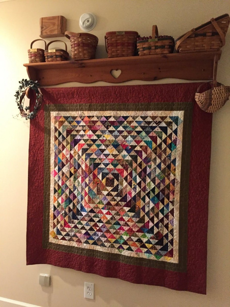 Лоскутное панно в интерьере