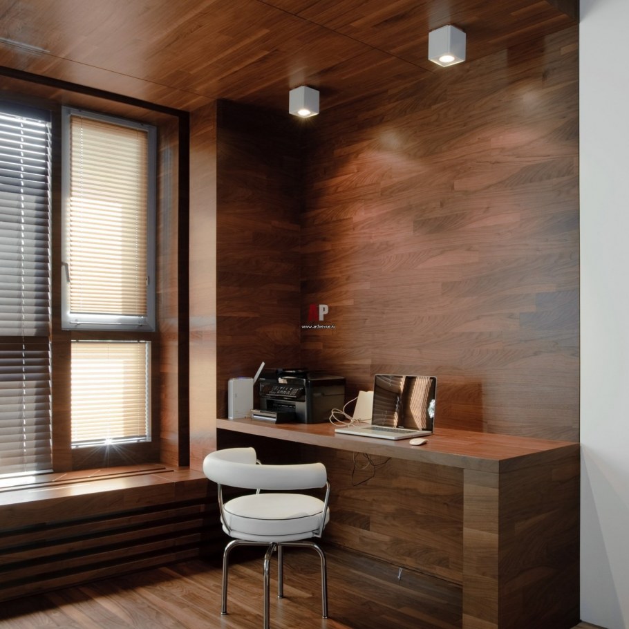 Деревянные панели в интерьере