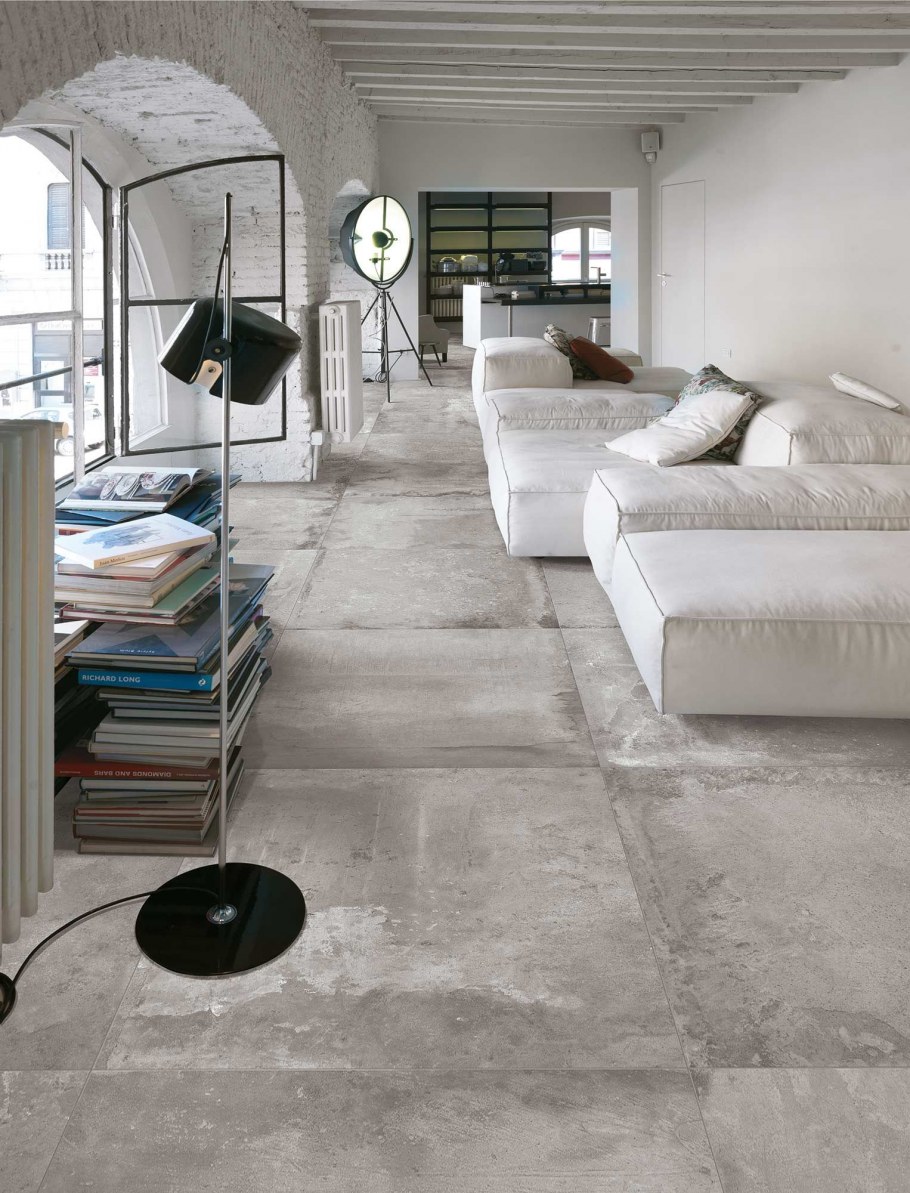 Декоративный бетонный пол