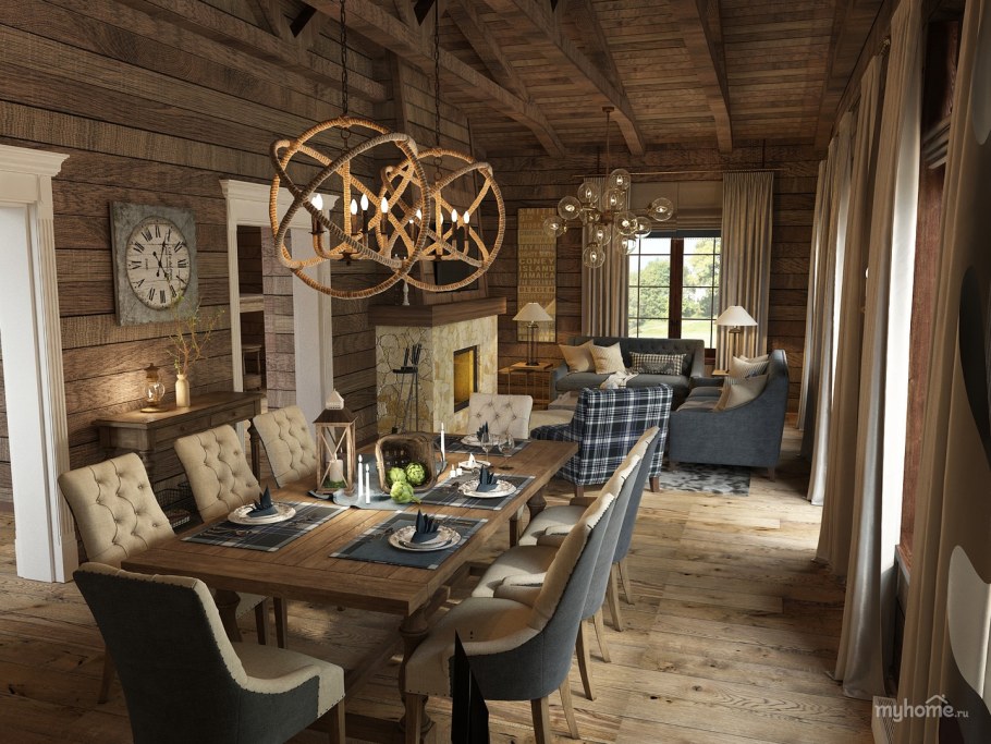 Декор в стиле Шале