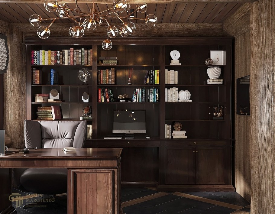 Рабочее место в стилещале