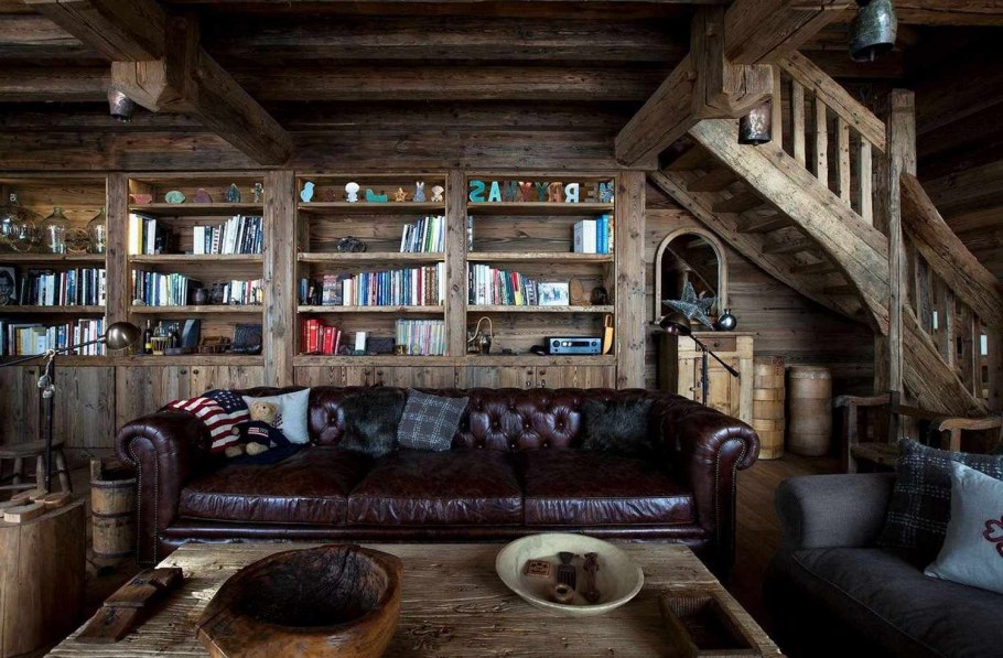 Состаренный стиль в интерьере