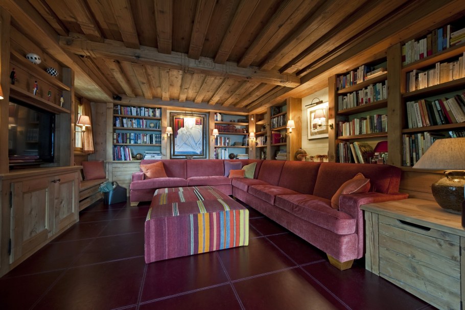 Стиль рустик в интерьере кабинета