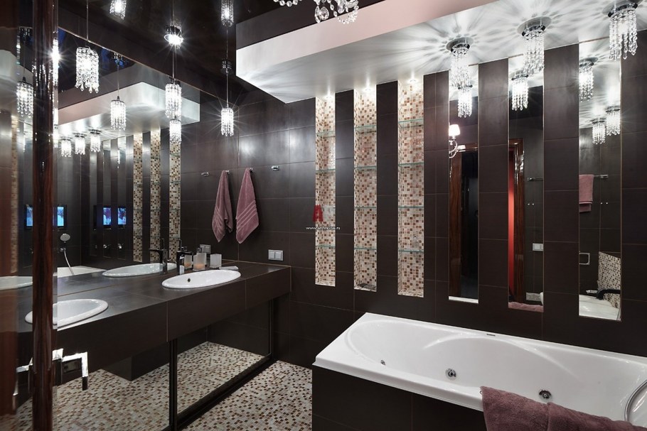 Стиль современный гламур в интерьере