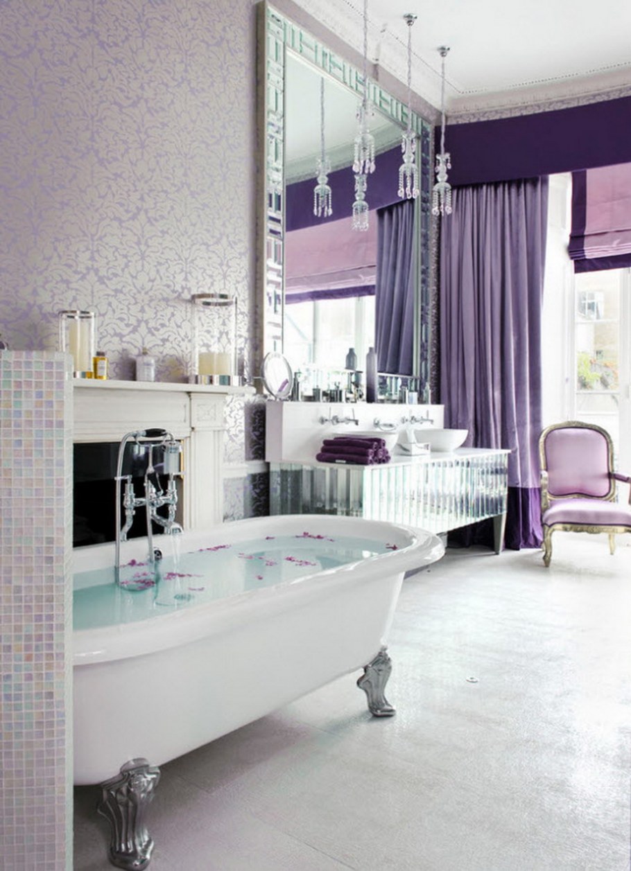 Спальня в стиле гламурная классика