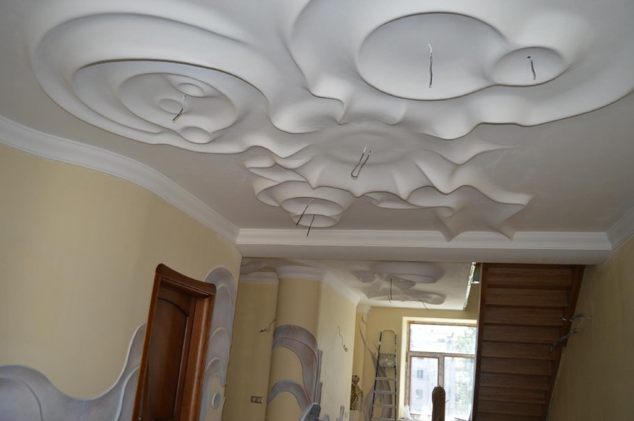 Декоративная штукатурка на потолок