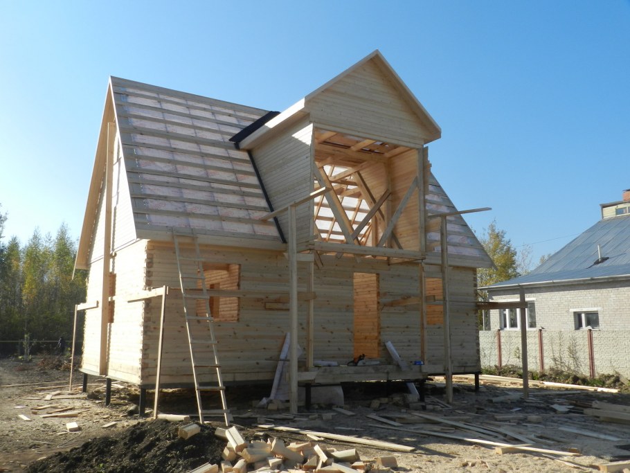 Постройка дома своими руками