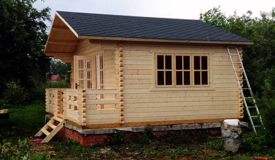 Домики из бруса для дачи