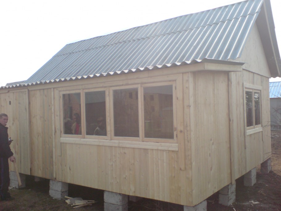 Брусовой дом дачный