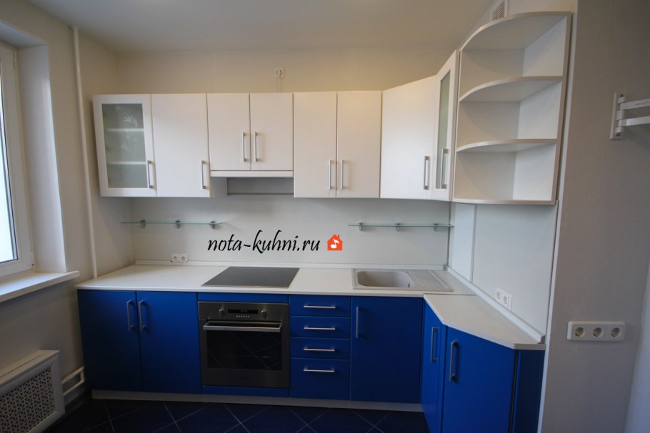 Кухни МДФ эмаль RAL 5005