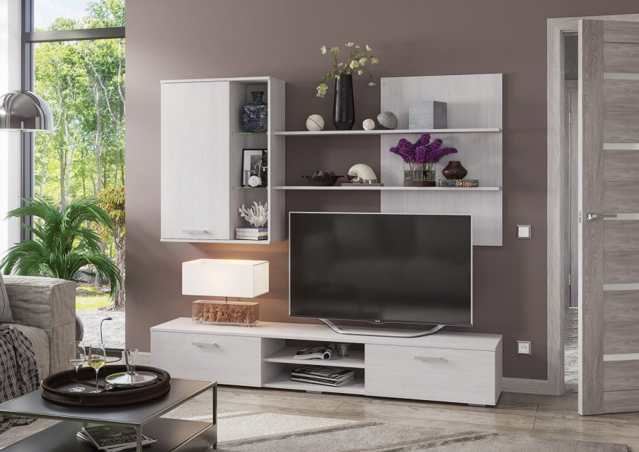 Гостиная Амелия белая Стендмебель