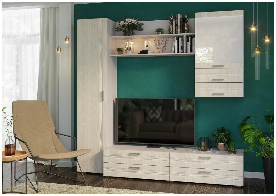 Модульная гостиная Амелия Стендмебель