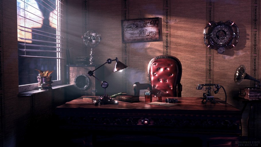 Офис в стиле стимпанк