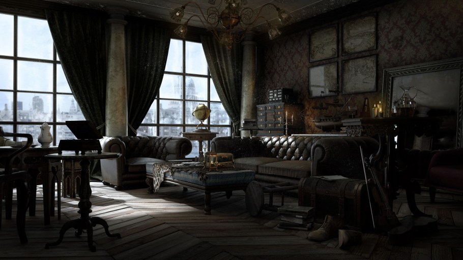 Глен Аффрик поместье интерьеры