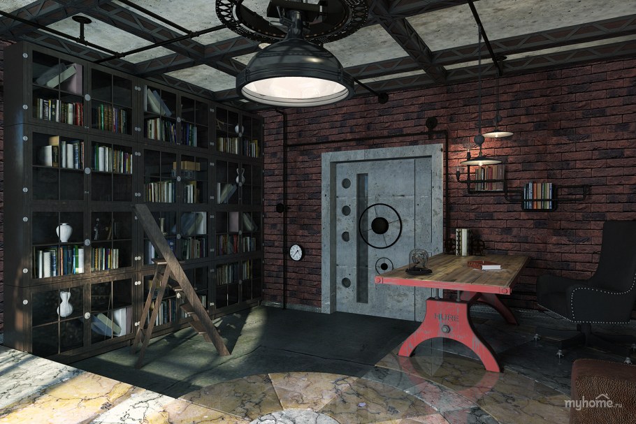 Стимпанк кабинет