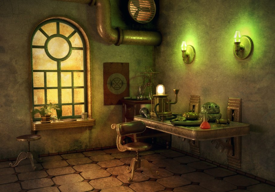 Стимпанк комната