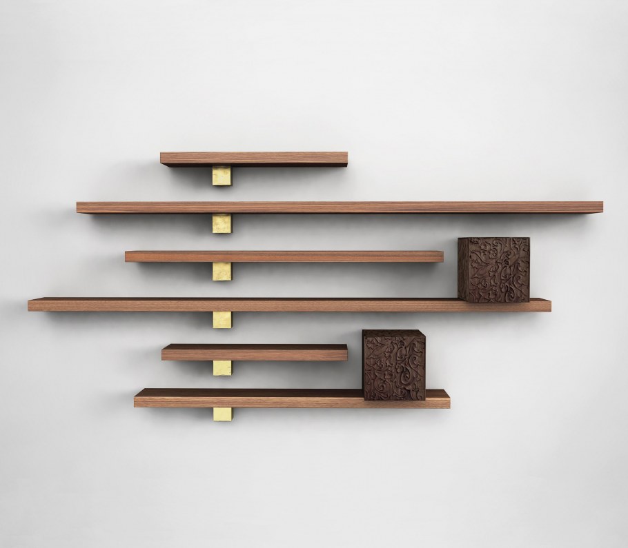 Полка деревянная