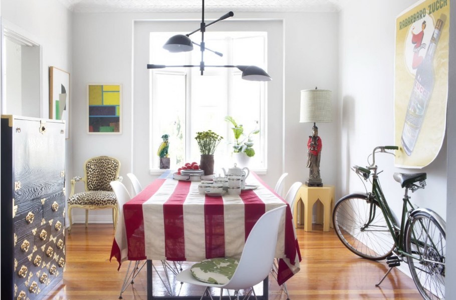 Вязаная скатерть прямоугольная