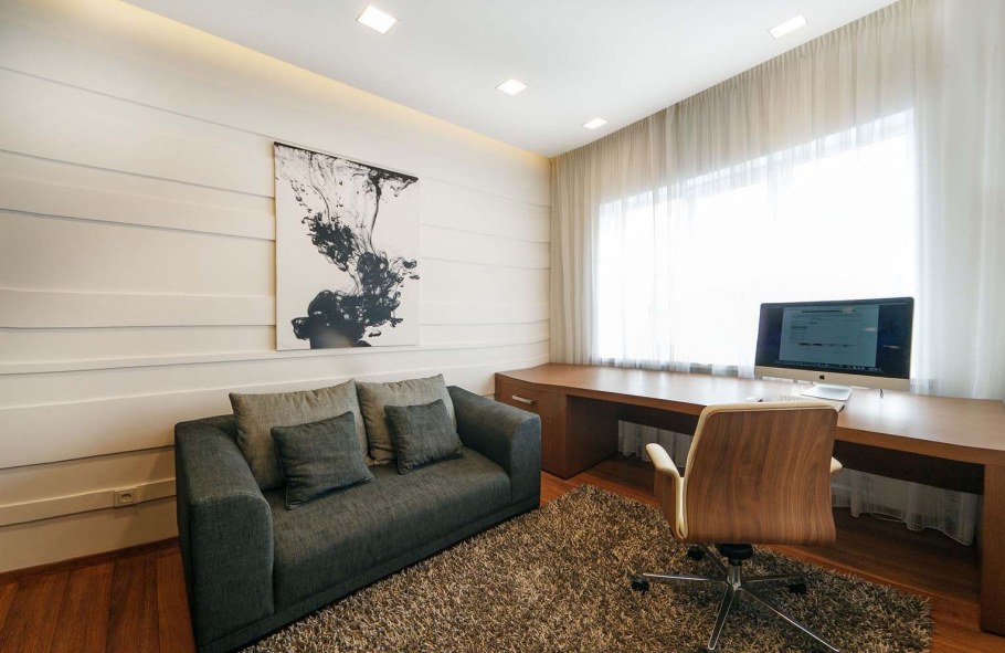 Интерьер кабинета в современном стиле