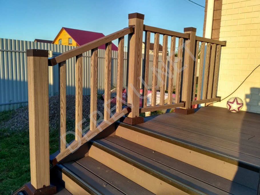 Ограждение из ДПК Holzhof Woodstyle