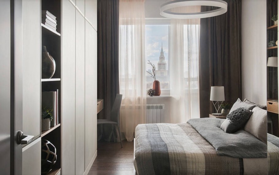 Интерьер однокомнатной квартиры