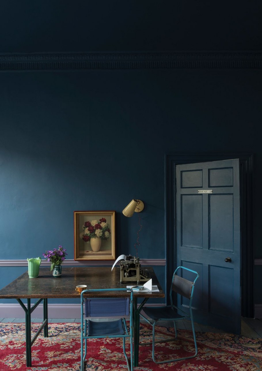 Краска Farrow&Ball no. 281, Stiffkey Blue