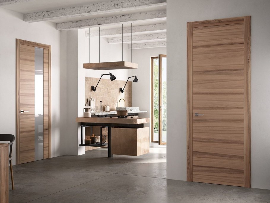 Межкомнатные двери дерево в интерьере