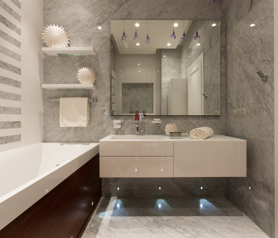 Интерьер ванной комнаты в квартире