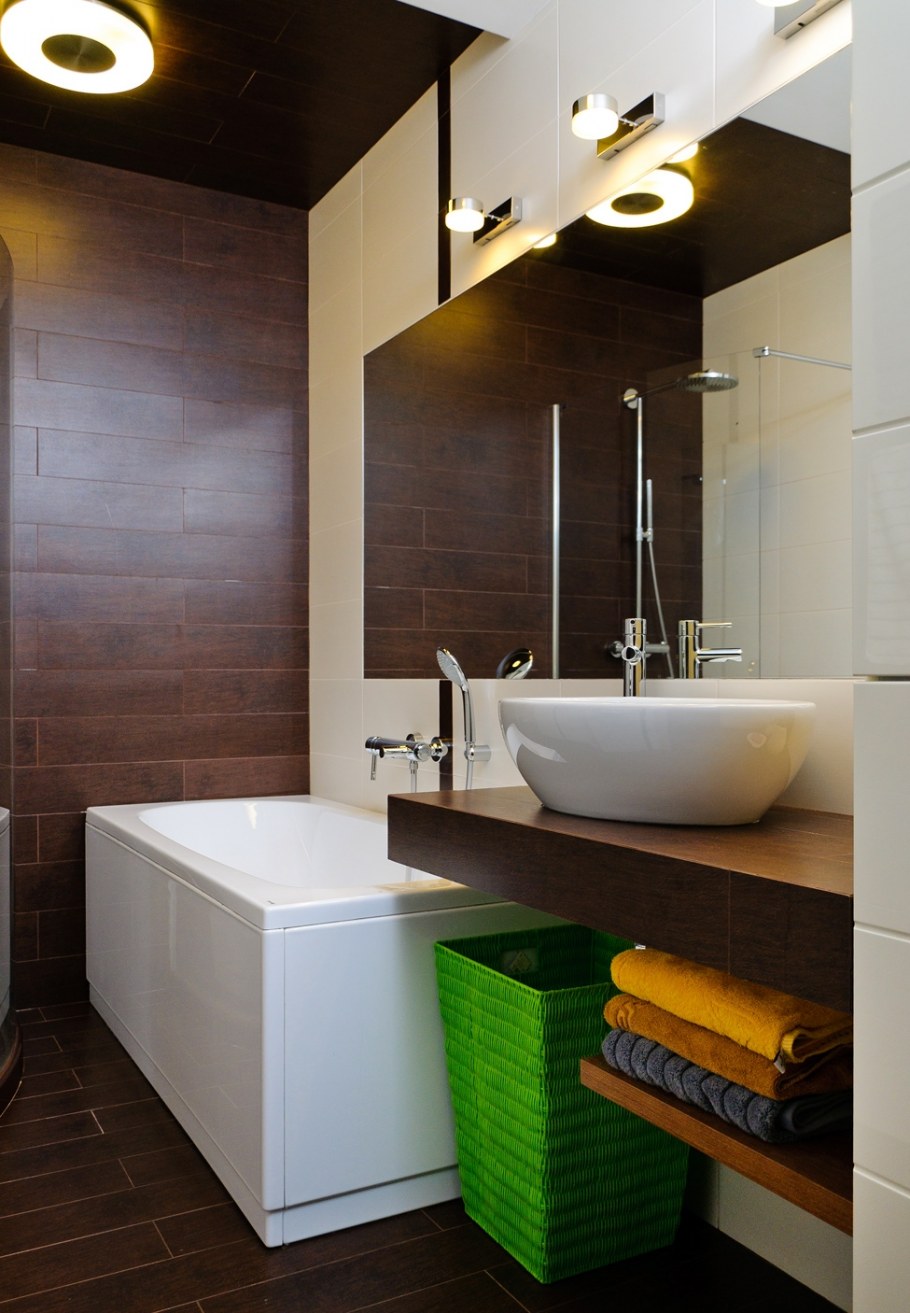 Стильная ванная комната 4 кв