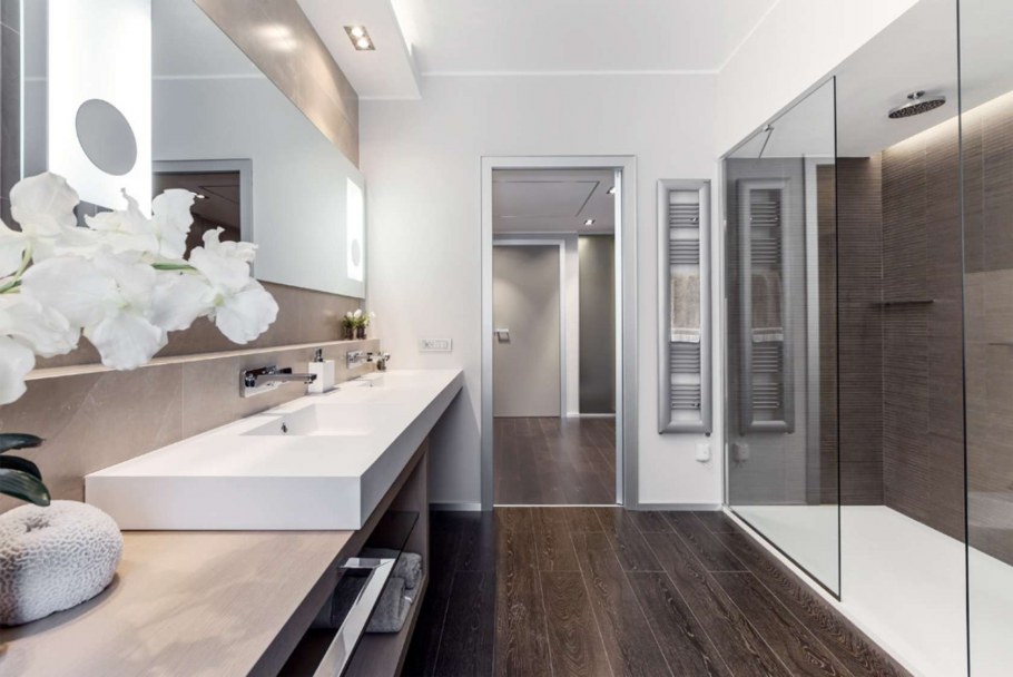 Душевая в стиле Контемпорари