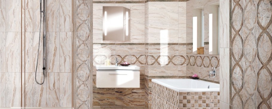 Бордюр belleza Калинка 75х400