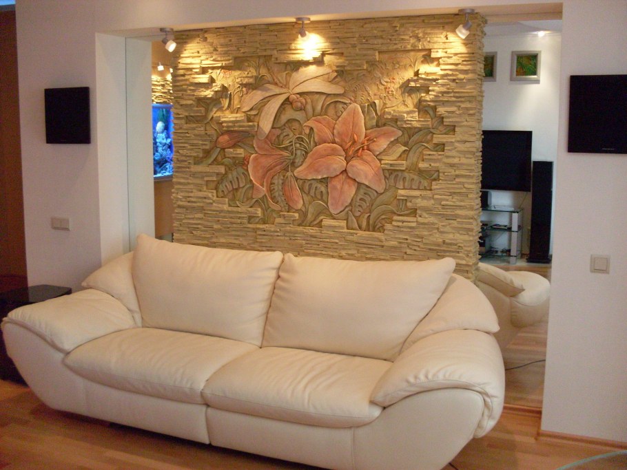 Декоративная лепка на стенах