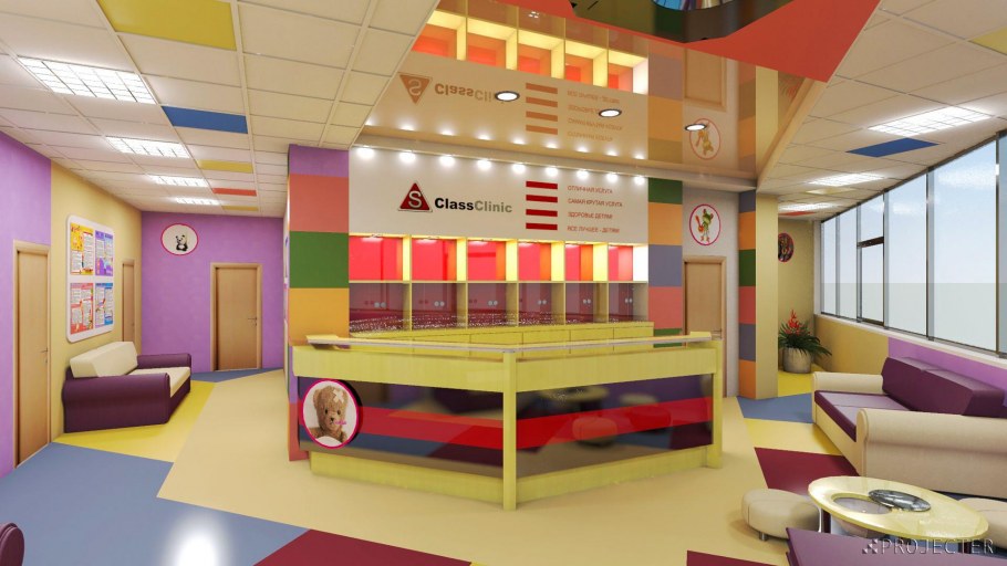 Интерьер детского развивающего центра