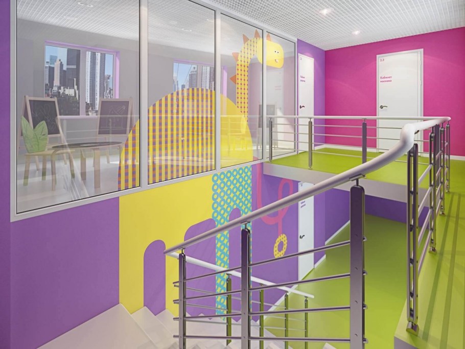 Интерьер игровой комнаты в детском саду