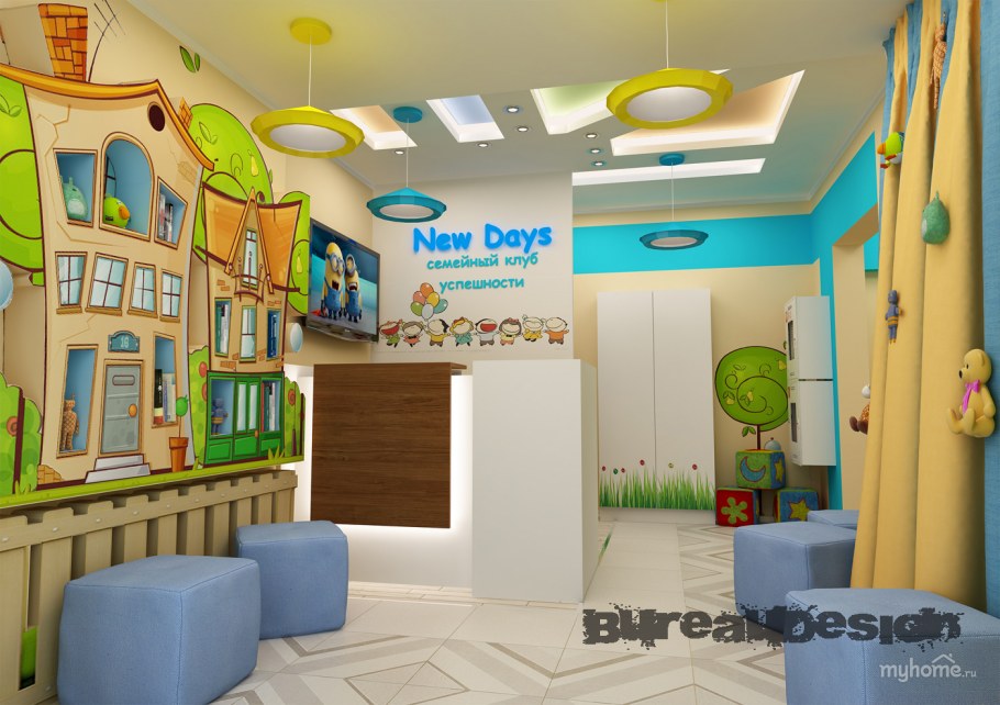 Интерьер детского центра
