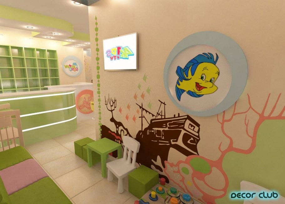 Интерьеры детских центров