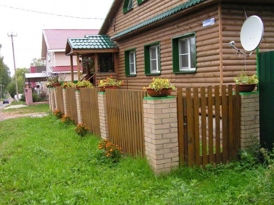 Палисадник в деревне