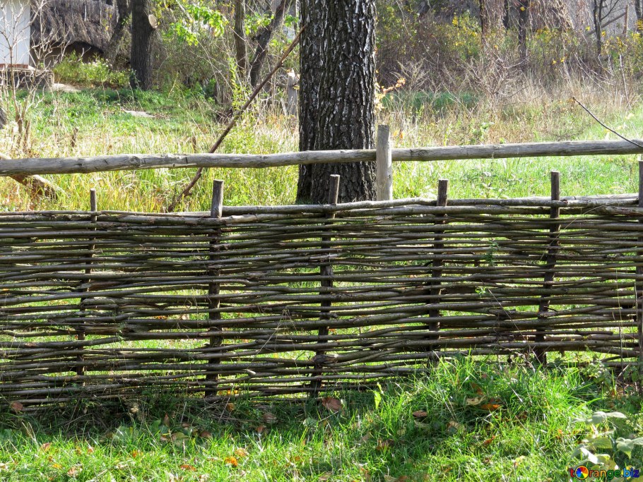 Забор тын частокол